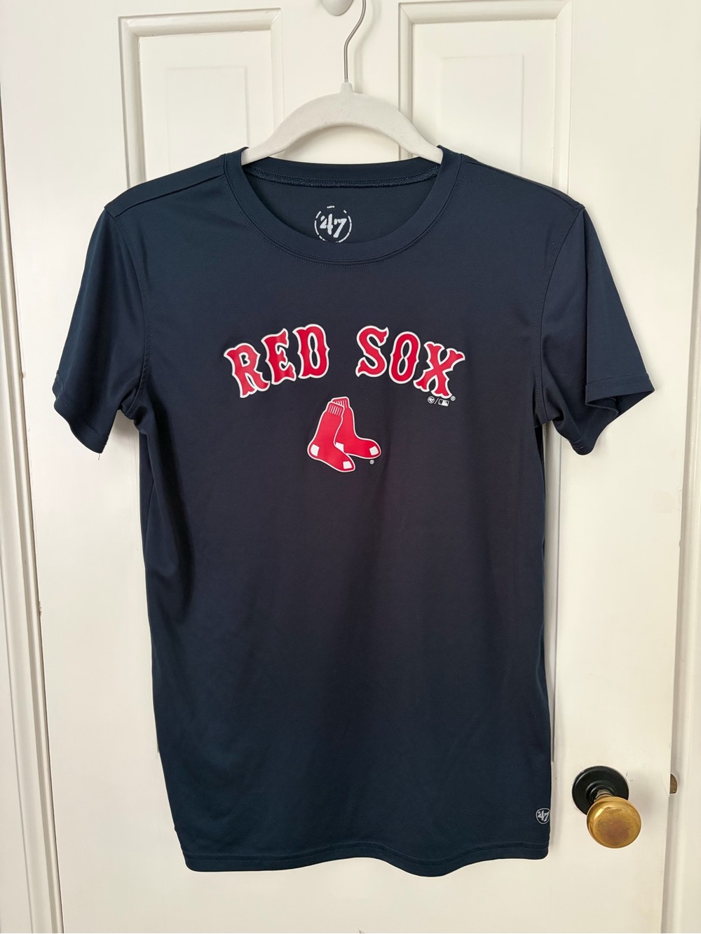 47 Unisex Boston Red Sox Navy Logo T-Shirt